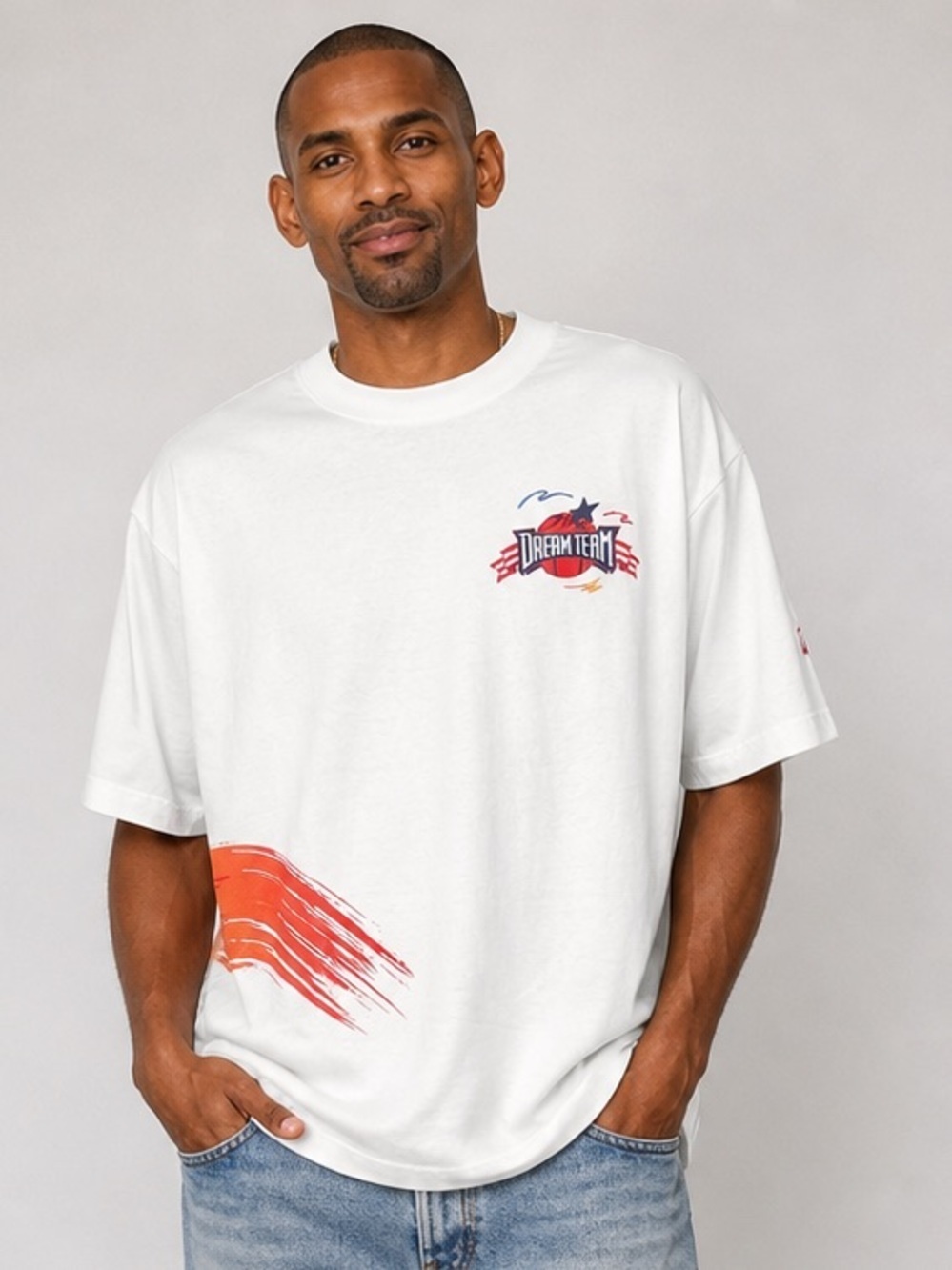 NBA / FRUIT OF THE LOOM | Vintage 90s USA Dream Team T-shirt